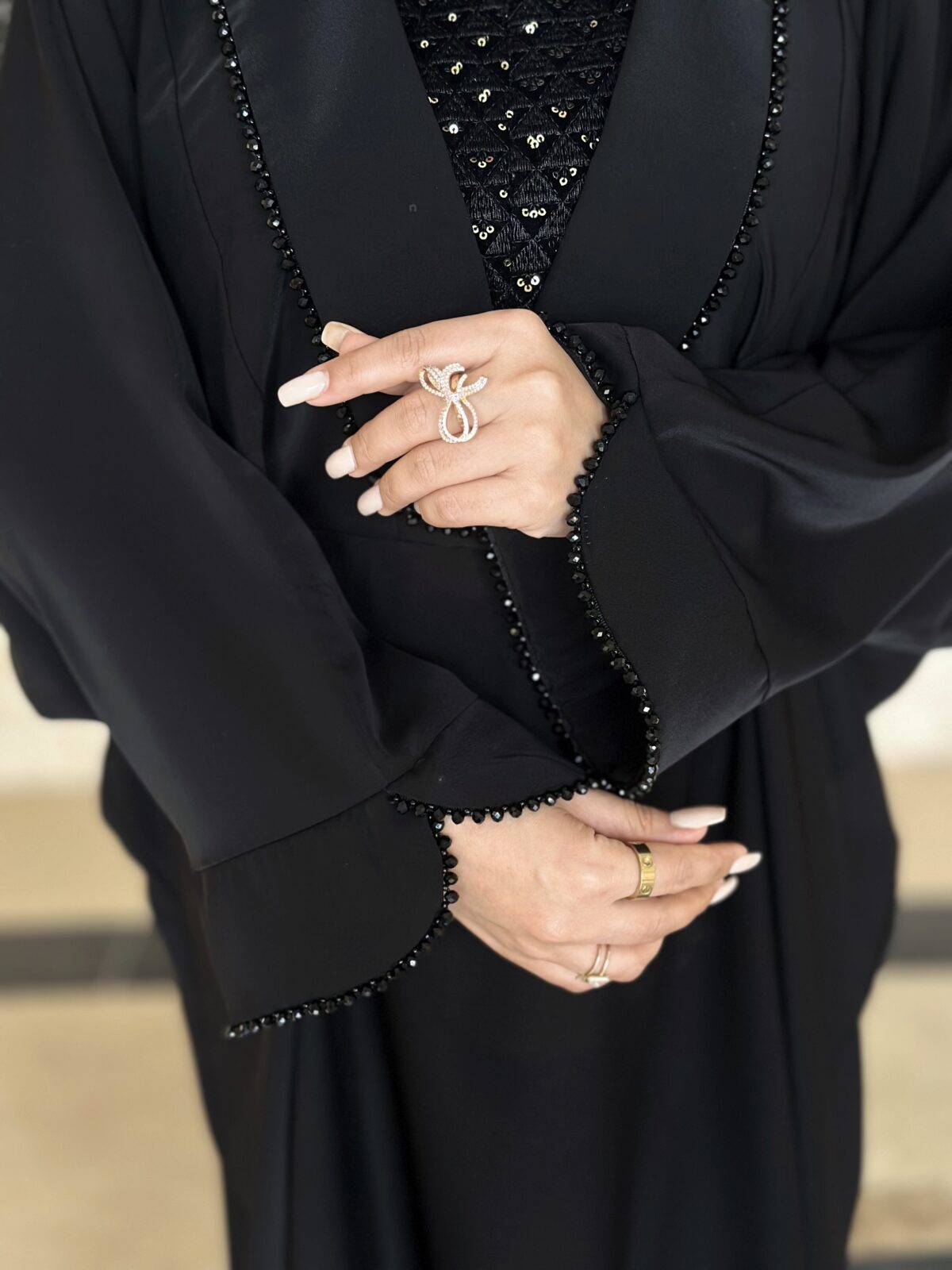 مانتو عبایی مدل متین - Image 9