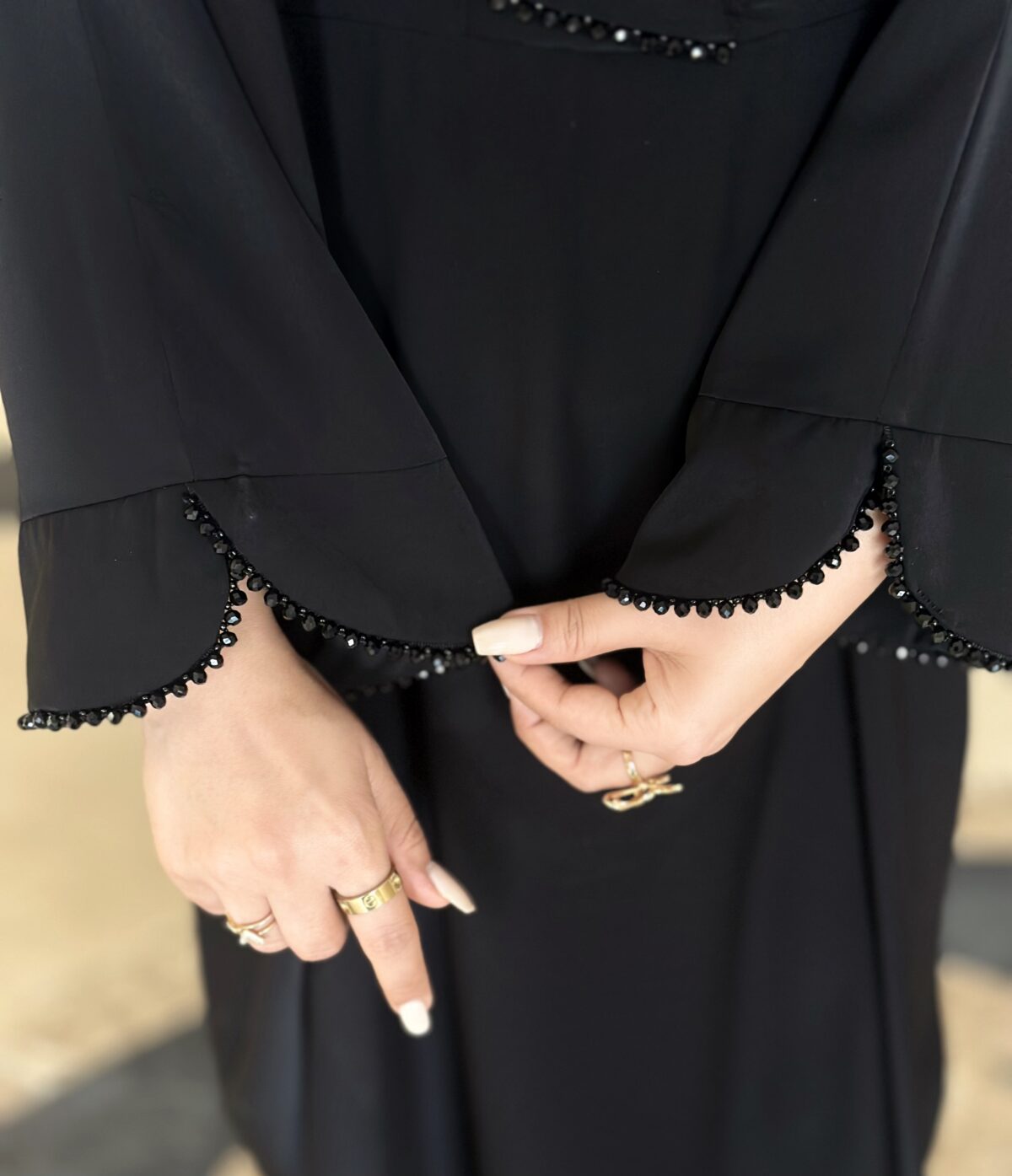مانتو عبایی مدل متین - Image 8