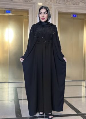 مانتو عبایی مدل توسکا - Image 4