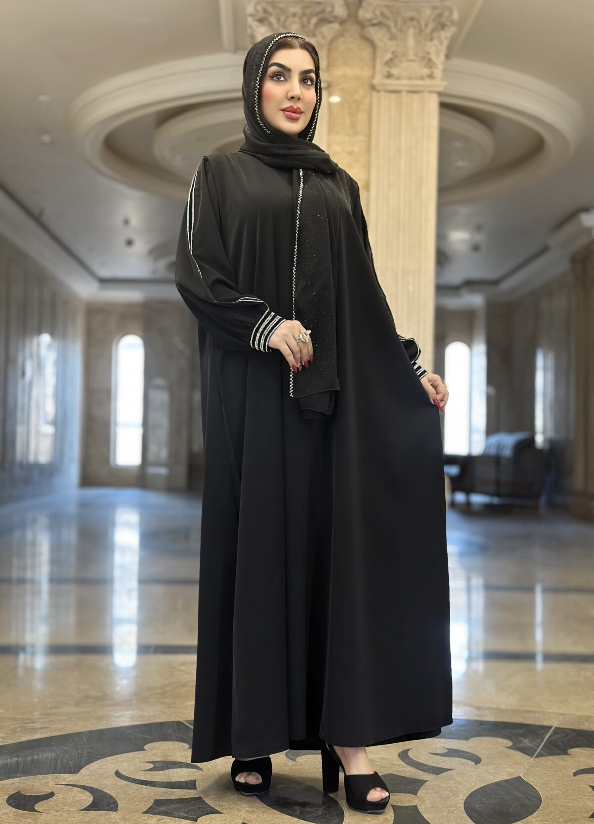 مانتوعبایی پیراهنی مدل آهو - Image 2