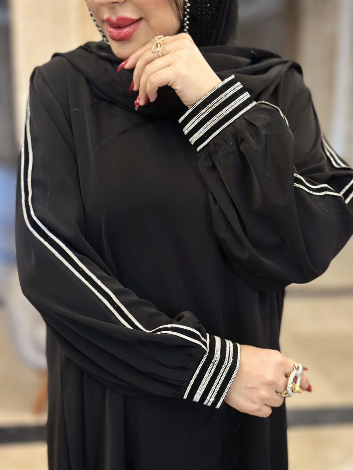 مانتوعبایی پیراهنی مدل آهو - Image 3