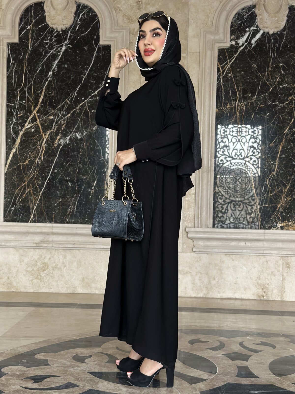 مانتوعبایی دخترانه مدل نازی - Image 3