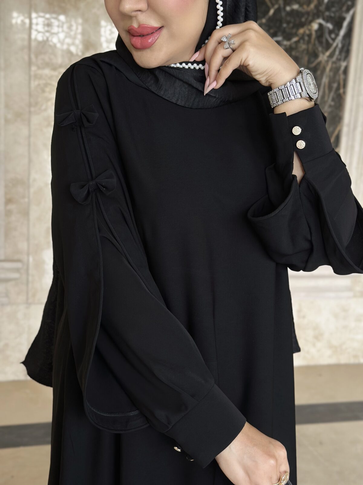 مانتوعبایی دخترانه مدل نازی - Image 5