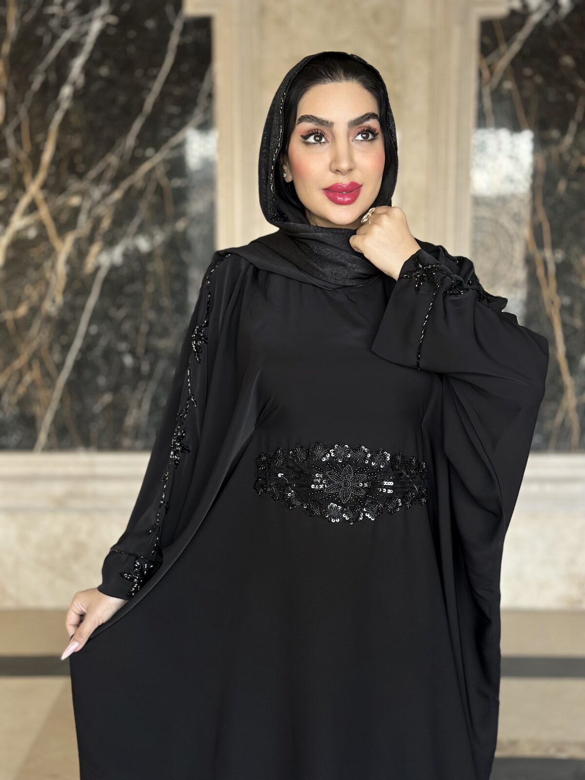 مانتوعبایی مزونی مدل ژیلا