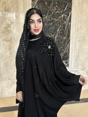 مانتوعبایی مزونی مدل پریماه (مشکی) - Image 3
