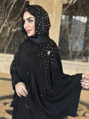 مانتوعبایی مزونی مدل پریماه (مشکی)