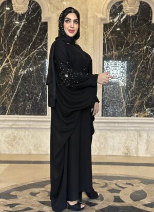 مانتوعبایی مزونی مدل پریماه (مشکی) - Image 7