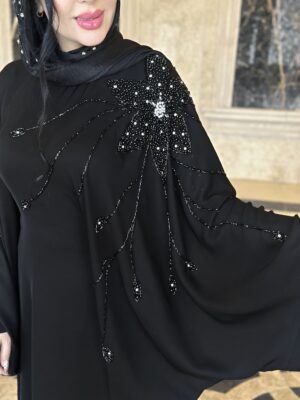 مانتوعبایی مزونی مدل پریماه (مشکی) - Image 6